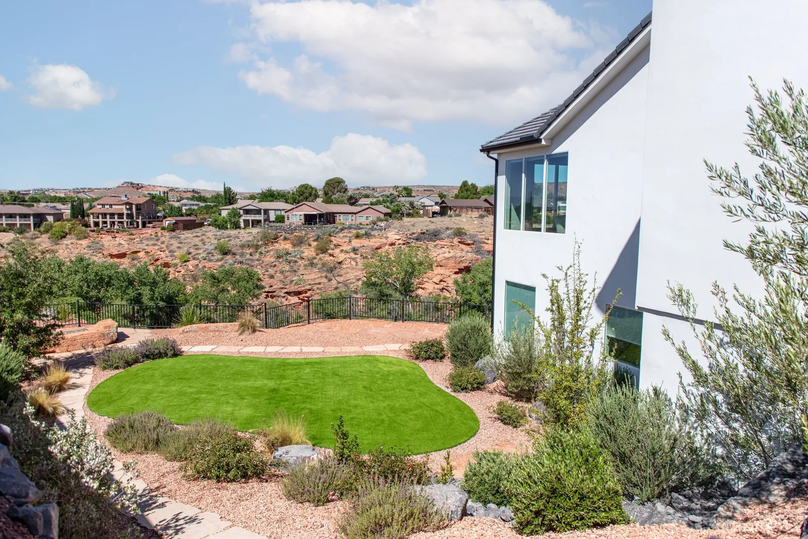Great Scapes landscaped yard